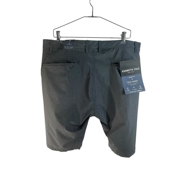 NWT Men's KENNETH COLE TECH SHORTS 38 Slim Fit SECURITY POCKET Moisture WICK - Picture 6 of 11